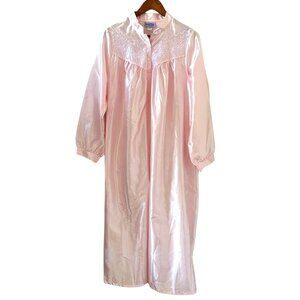 Sleep Tight NEW Satin/Cotton Nightgown In Pink Size M